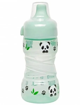 Поїльник Nip Trainer cup Панди, 260 мл, зелений (35099) - Pampik