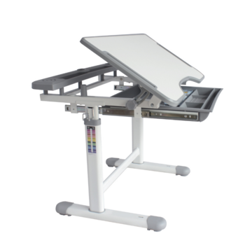 Комплект дитячих меблів Cubby парта та стілець трансформери Vanda Grey - Pampik - 6