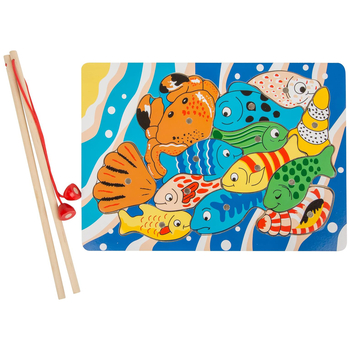 Пазл дерев'яний магнітний Legler Морські мешканці (8185/35270) - Pampik