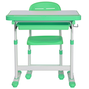 Комплект дитячих меблів FunDesk парта та стілець трансформери Сantare Green - Pampik - 2