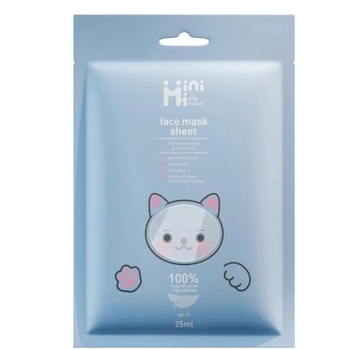 Тканинна маска для обличчя MiniMi Йогурт, 25 мл - Pampik