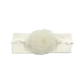 Повязка на голову NL Baby, 0-9 мес., молочный (0000/28899) - Pampik