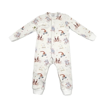 Чоловічок NL Baby на кнопках, бавовна, 9-12 міс., різнокольоровий (017/38135) - Pampik