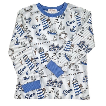 Піжама NL Baby Blumarine з довгими рукавами, бавовняна, 2 роки, різнокольоровий (005/37156) - Pampik - 4