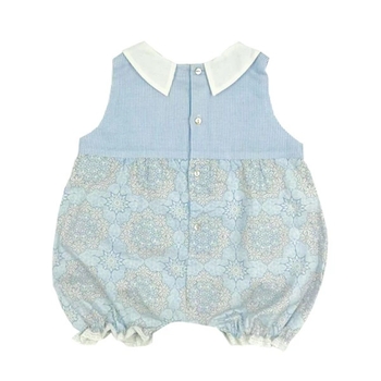 Пісочник NL Baby, батист, 1-3 міс., блакитний (301/19565) - Pampik - 2