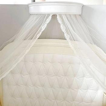 Підвісний тримач для балдахіну NL Baby, 40х8 см, білий (00000/28394) - Pampik - 2