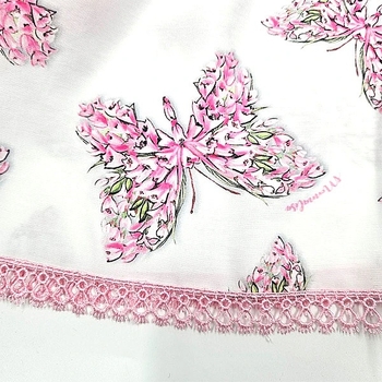 Туника пляжная NL Baby Monnalisa, 3-4 года, бело-розовый (304/38224) - Pampik - 5