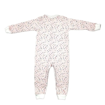 Человечек NL Baby на кнопках, хлопок, 9-12 мес., розовый (014/38132) - Pampik - 2