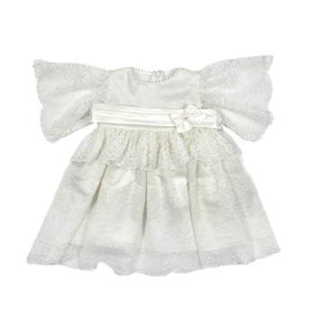 Сукня на хрещення NL Baby, 3 міс., молочний (0025/38362) - Pampik
