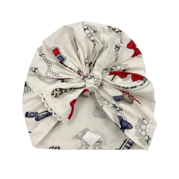 Чалма NL Baby Monnalisa, 9-12 мес., молочный (32146) - Pampik