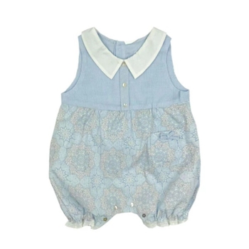 Пісочник NL Baby, батист, 1-3 міс., блакитний (301/19565) - Pampik