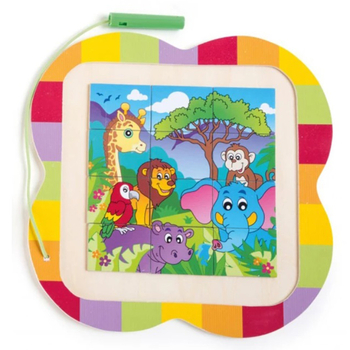 Пазл дерев'яний магнітний Legler, 1 шт. в асортименті (10191/35203) - Pampik - 2