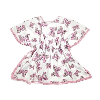 Туника пляжная NL Baby Monnalisa, 3-4 года, бело-розовый (304/38224) - Pampik - 2