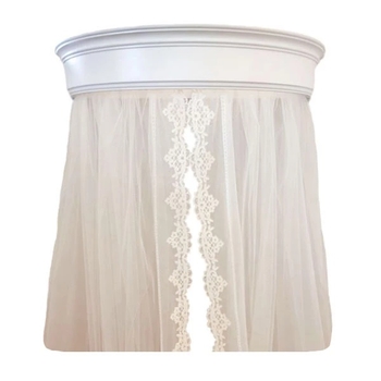 Підвісний тримач для балдахіну NL Baby, 40х8 см, білий (00000/28394) - Pampik