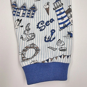 Піжама NL Baby Blumarine з довгими рукавами, бавовняна, 2 роки, різнокольоровий (005/37156) - Pampik - 6