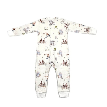 Чоловічок NL Baby на кнопках, бавовна, 9-12 міс., різнокольоровий (017/38135) - Pampik - 2