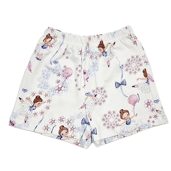 Піжама NL Baby Monnalisa з короткими рукавами та шортами, бавовняна, 5 років, різнокольоровий (064/37641) - Pampik - 3