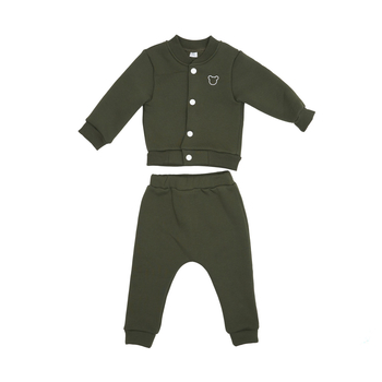 Костюм Twins, трикотажний, утеплений, р.68, хакі (W-120-КТУ-68-06) - Pampik