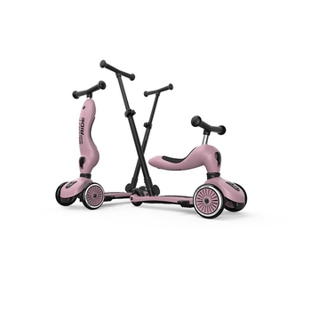 Самокат Scoot and Ride Highwaykick-1 Push and Go, пастельно-бузковий (SR-240527-WILDBERRY) - Pampik - 4