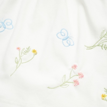 Сукня Twins Florea з вишивкою, інтерлок, р.80, ecru, молочний (W-2025-TF80-202) - Pampik - 5