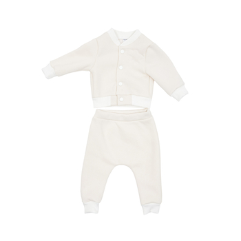 Костюм Twins Україна, трикотажний, утеплений, р.80, бежевий (W-120-КТУУ-80-02) - Pampik