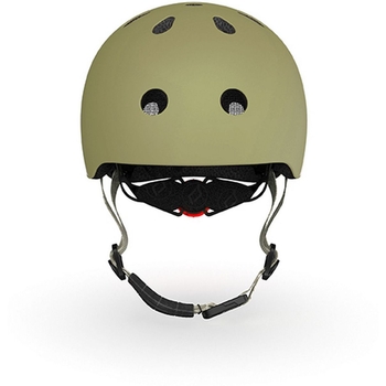 Шолом захисний дитячий Scoot and Ride з ліхтариком, розмір XXS/XS (45-51 см), оливковий (SR-181206-OLIVE) - Pampik - 6