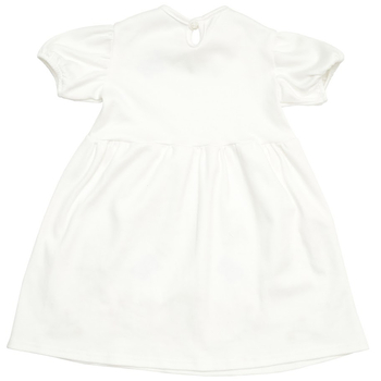 Сукня Twins Florea з вишивкою, інтерлок, р.80, ecru, молочний (W-2025-TF80-202) - Pampik - 2