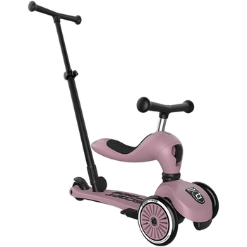 Самокат Scoot and Ride Highwaykick-1 Push and Go, пастельно-бузковий (SR-240527-WILDBERRY) - Pampik