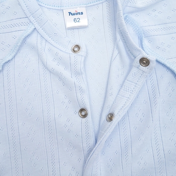 Комплект одягу Twins Softie, інтерлок, р.68, блакитний (W-191-TS3-68-04) - Pampik - 3