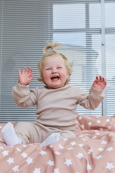 Піжама Twins Ego Organic, інтерлок, р.80, бежевий (W-191-TEGOP-02) - Pampik - 6