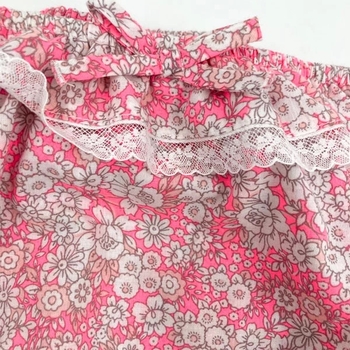 Сарафан с трусиками NL Baby, батист, 3-6 мес., розовый (309/19566) - Pampik - 6