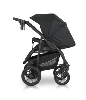 Универсальная коляска 3 в 1 Verdi Sonic Comfort 9023-VC-05 black fabric - Pampik - 10