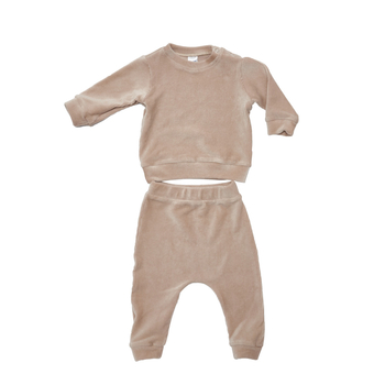 Костюм Twins Ego, велюр, р.62, бежевий (W-120-КТEW62-02) - Pampik