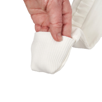 Чоловічок та шапочка для дівчинки Twins Ego Baby Girl, інтерлок, р.62, молочний (W-192-TEBG62-202) - Pampik - 3