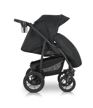 Универсальная коляска 3 в 1 Verdi Sonic Comfort 9023-VC-05 black fabric - Pampik - 11