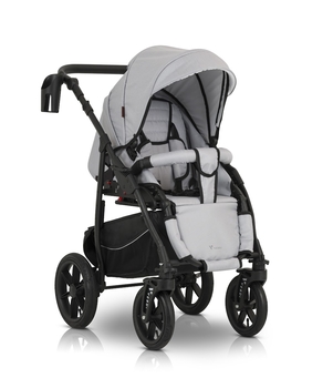 Универсальная коляска 3 в 1 Verdi Sonic Comfort 9023-VC-02 light gray skin - Pampik - 7