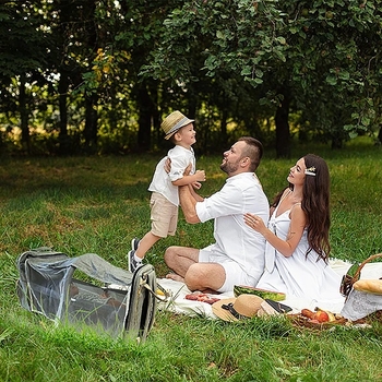 Рюкзак-кроватка портативная NL Baby, серый (0000/38450) - Pampik - 18