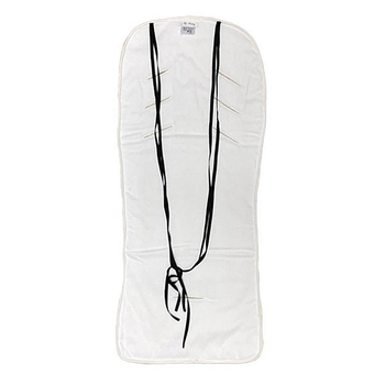 Матрасик универсальный NL Baby, овчина, 35х77 см, молочный (0000/37200) - Pampik - 2