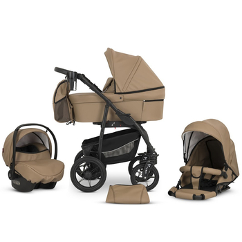 Универсальная коляска 3 в 1 Verdi Sonic Comfort 9023-VC-12 beige skin - Pampik - 2