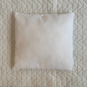 Подушка NL Baby з наволочкою, 35х35 см, білий (842/34642) - Pampik - 2