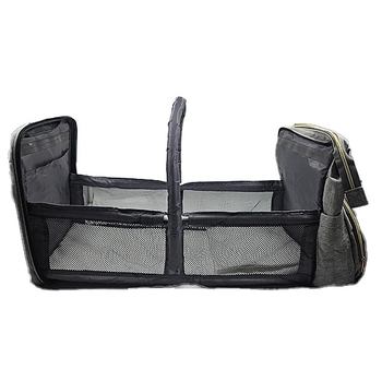 Рюкзак-кроватка портативная NL Baby, серый (0000/38450) - Pampik - 5