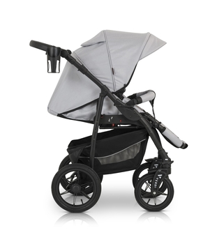 Универсальная коляска 3 в 1 Verdi Sonic Comfort 9023-VC-02 light gray skin - Pampik - 11