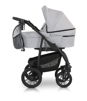 Универсальная коляска 3 в 1 Verdi Sonic Comfort 9023-VC-02 light gray skin - Pampik - 5