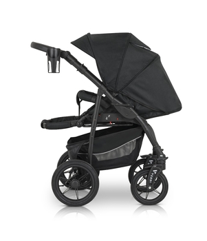 Универсальная коляска 3 в 1 Verdi Sonic Comfort 9023-VC-05 black fabric - Pampik - 9