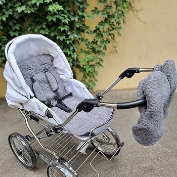 Набор NL Baby: матрасик универсальный и муфта-перчатки, серый (36136) - Pampik - 7