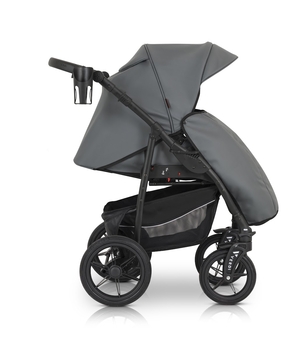 Универсальная коляска 3 в 1 Verdi Sonic Comfort 9023-VC-11 grey skin - Pampik - 16