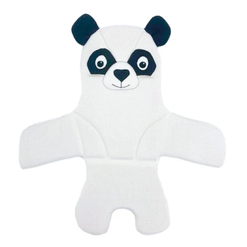 Вкладыш в стульчик для кормления NL Baby Панда, 62х30 см, белый (0000/28882) - Pampik