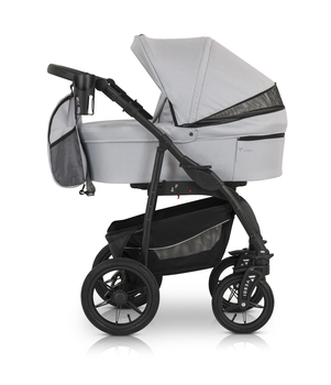 Универсальная коляска 3 в 1 Verdi Sonic Comfort 9023-VC-02 light gray skin - Pampik - 4