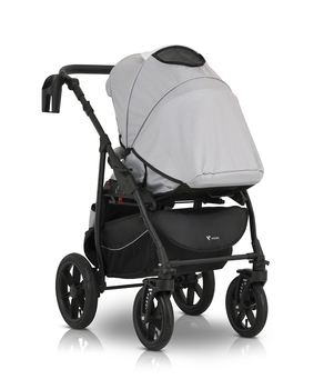 Универсальная коляска 3 в 1 Verdi Sonic Comfort 9023-VC-02 light gray skin - Pampik - 12
