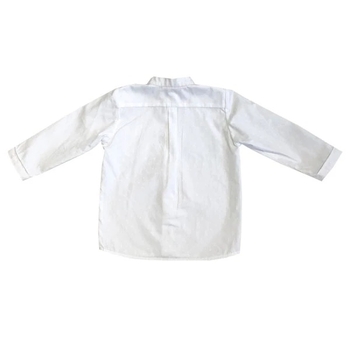 Рубашка NL Baby LV, хлопок, 9-12 мес., белый (323/19907) - Pampik - 2